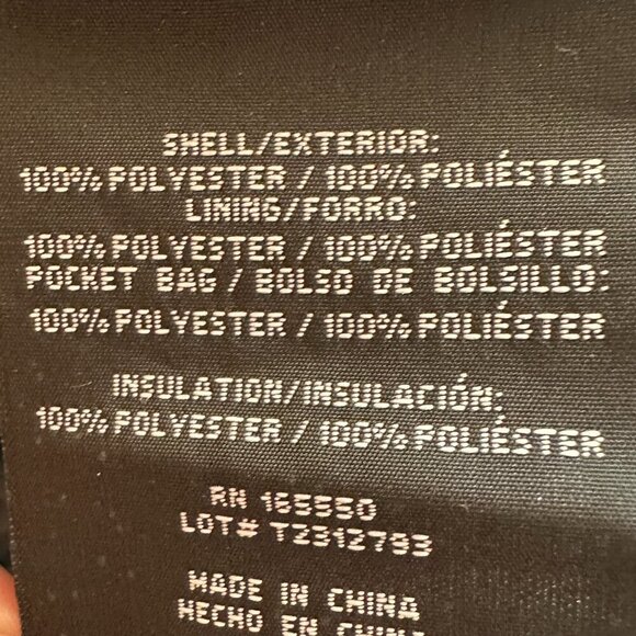 32 Degrees Women's Puffer Tech Jacket Size XXL Lightweight Water Resistant (NEW) - Picture 5 of 12